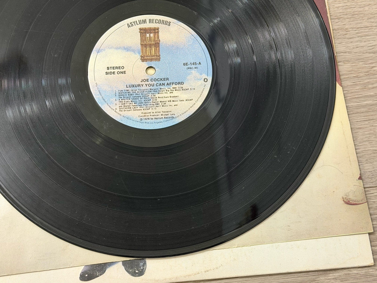 Joe Cocker - Luxury You Can Afford - Vinyl LP - 6E-145-B SP - Stained Cover