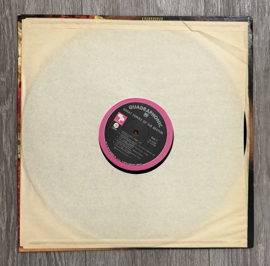 GREAT SONGS OF THE BEATLES (PEGGY LEE...-CAPITOL QL-6735-QUADRAPHONIC Vinyl VG+