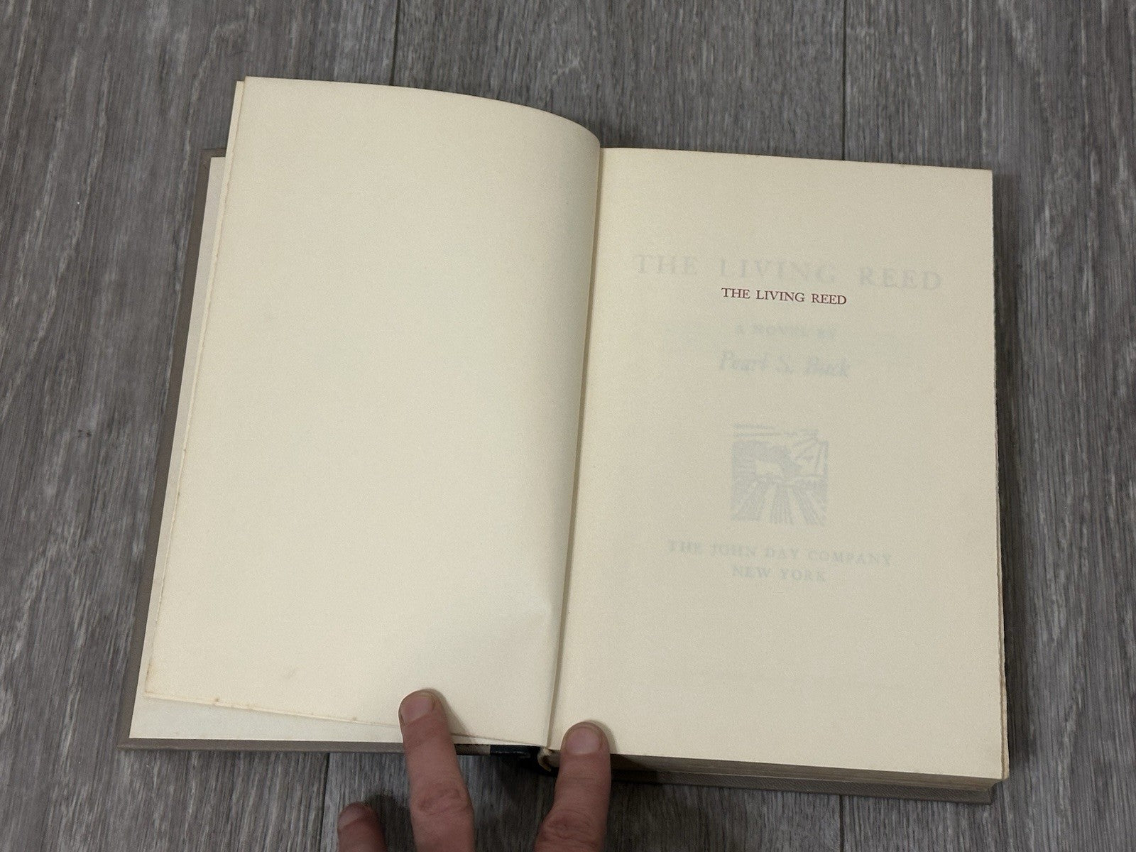 The Living Reed  by Pearl Buck, Hardcover, John Day publisher, 1963  