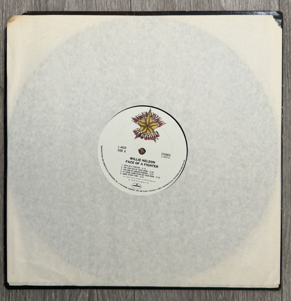 Willie Nelson - Face Of A Fighter 1978 LP Vinyl Album 