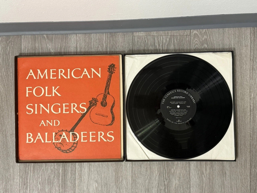 AMERICAN FOLK SINGERS & BALLADEERS Vanguard SRL-5644 3-Lp Box Set one Missing LP