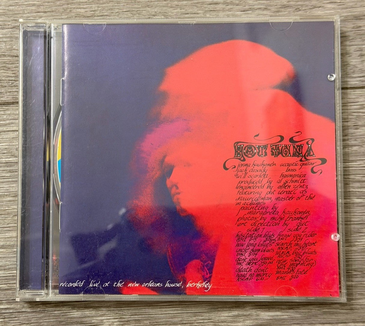 Hot Tuna/Jefferson Airplane - Hot Tuna Live CD