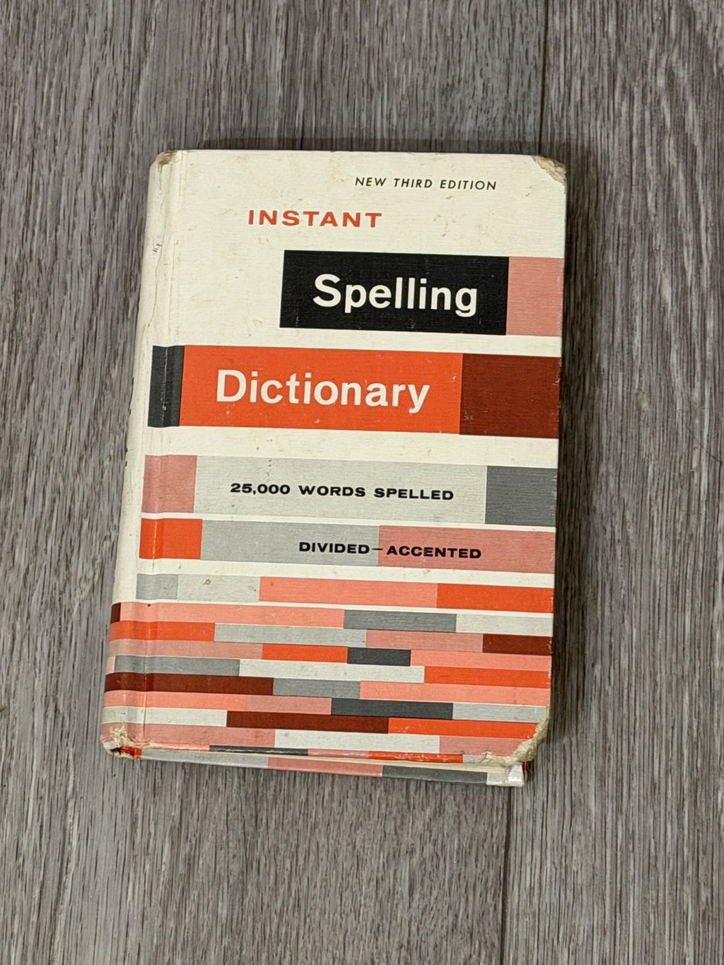 Vintage Instant Spelling Dictionary Book