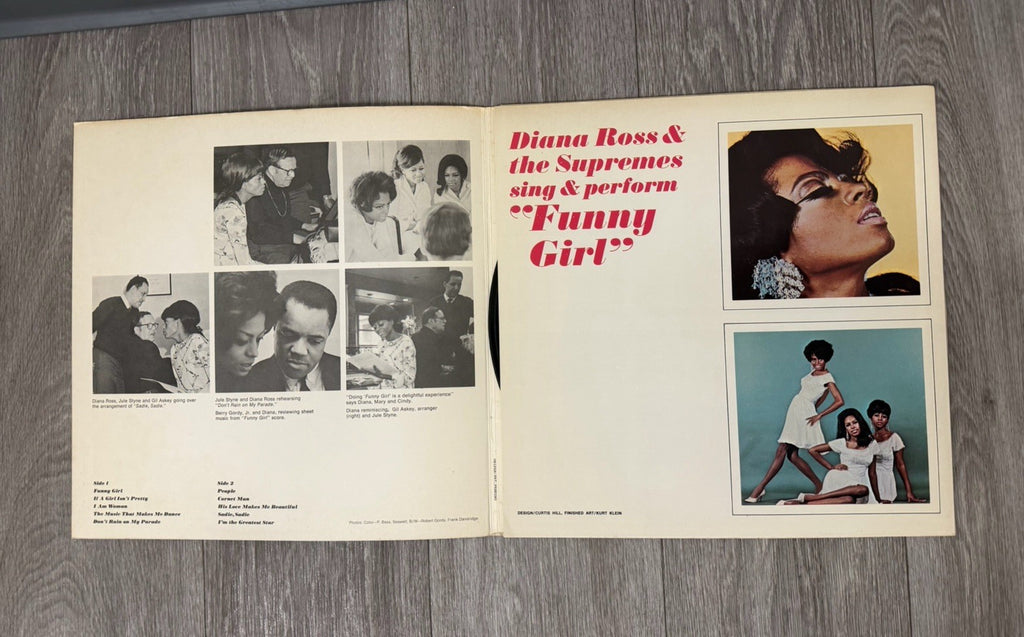 Diana Ross & The Supremes ‎– Sing And Perform "Funny Girl" - Vinyl LP 1968
