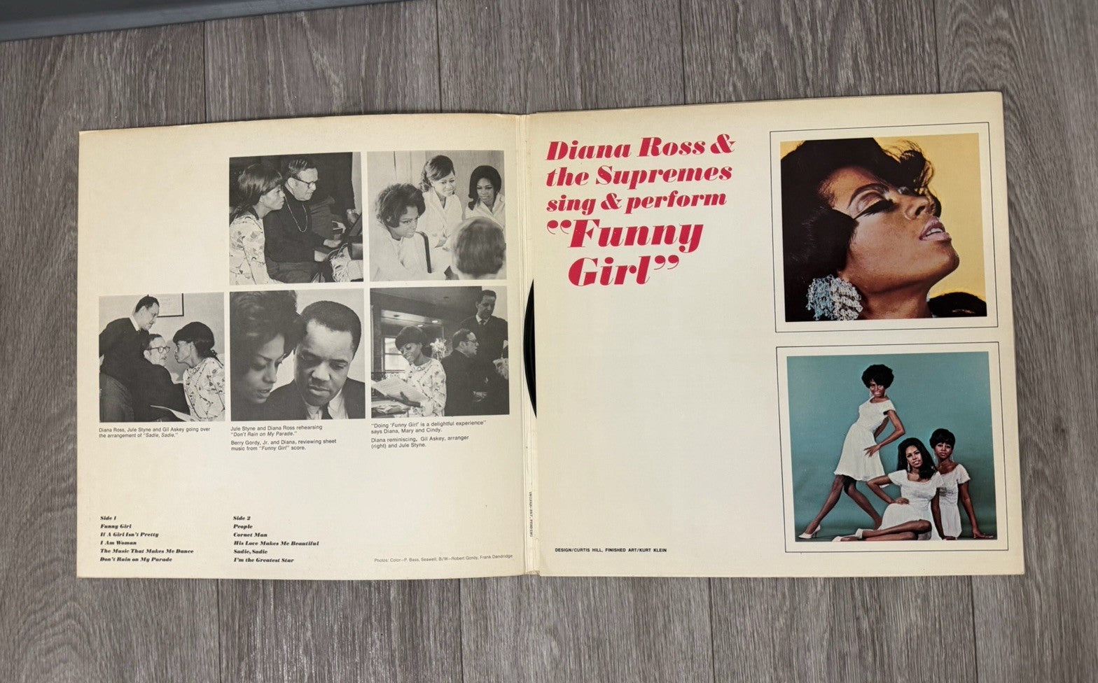 Diana Ross & The Supremes ‎– Sing And Perform "Funny Girl" - Vinyl LP 1968