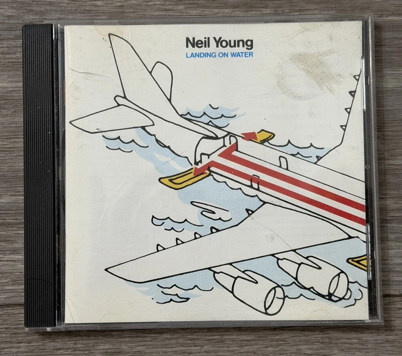 Neil Young Landing On Water CD 1986 Geffen Folk Rock