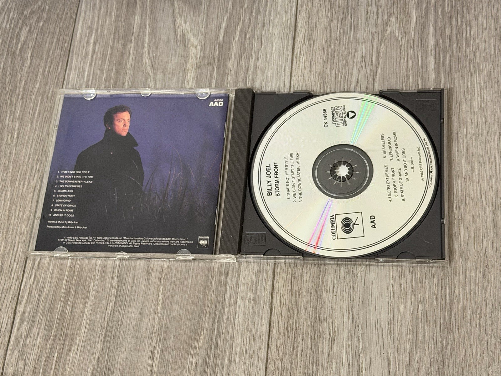Billy Joel - Storm Front - Art Rock Arena Rock Hard Rock New Wave VG+ CD