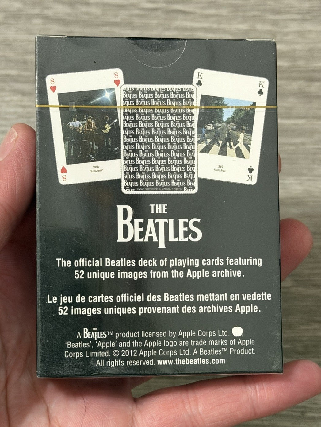 NEW- Sealed - The Beatles Playing Cards 52 Unique Images From The Apple Archive