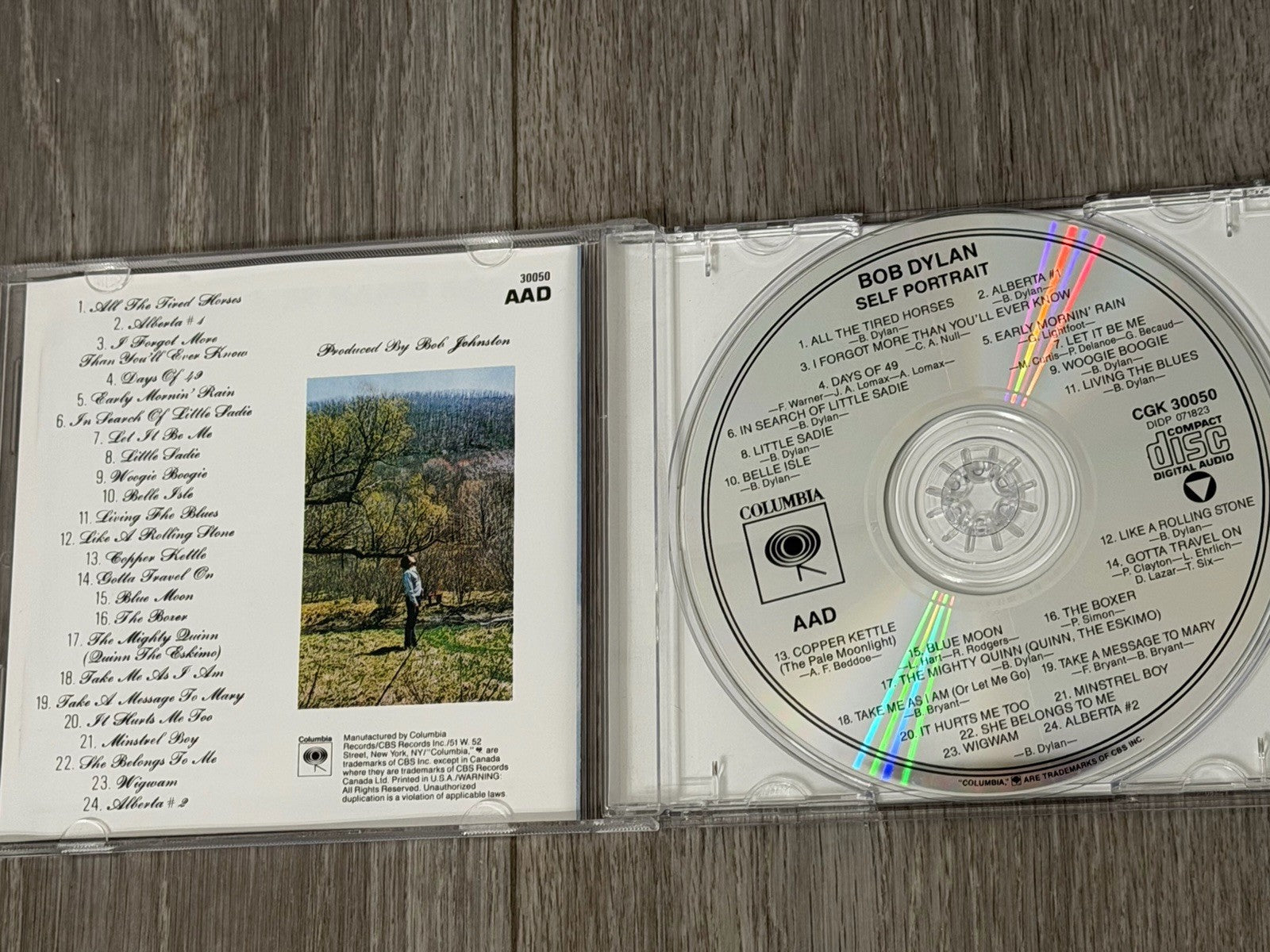 Bob Dylan, Self-Portrait, Audio CD