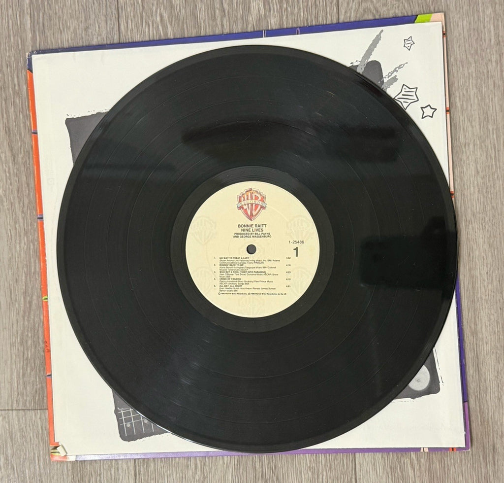 Bonnie Raitt Nick Of Time Vinyl LP 1989 Warner Bros. Cut Out Through Sleeve VG+