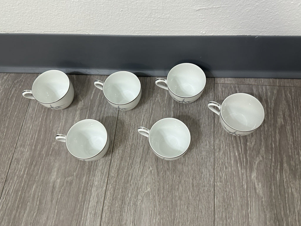 VINTAGE Noritake Bamboo 2133 Sake / Demitasse Cups Set of 6, 2 in