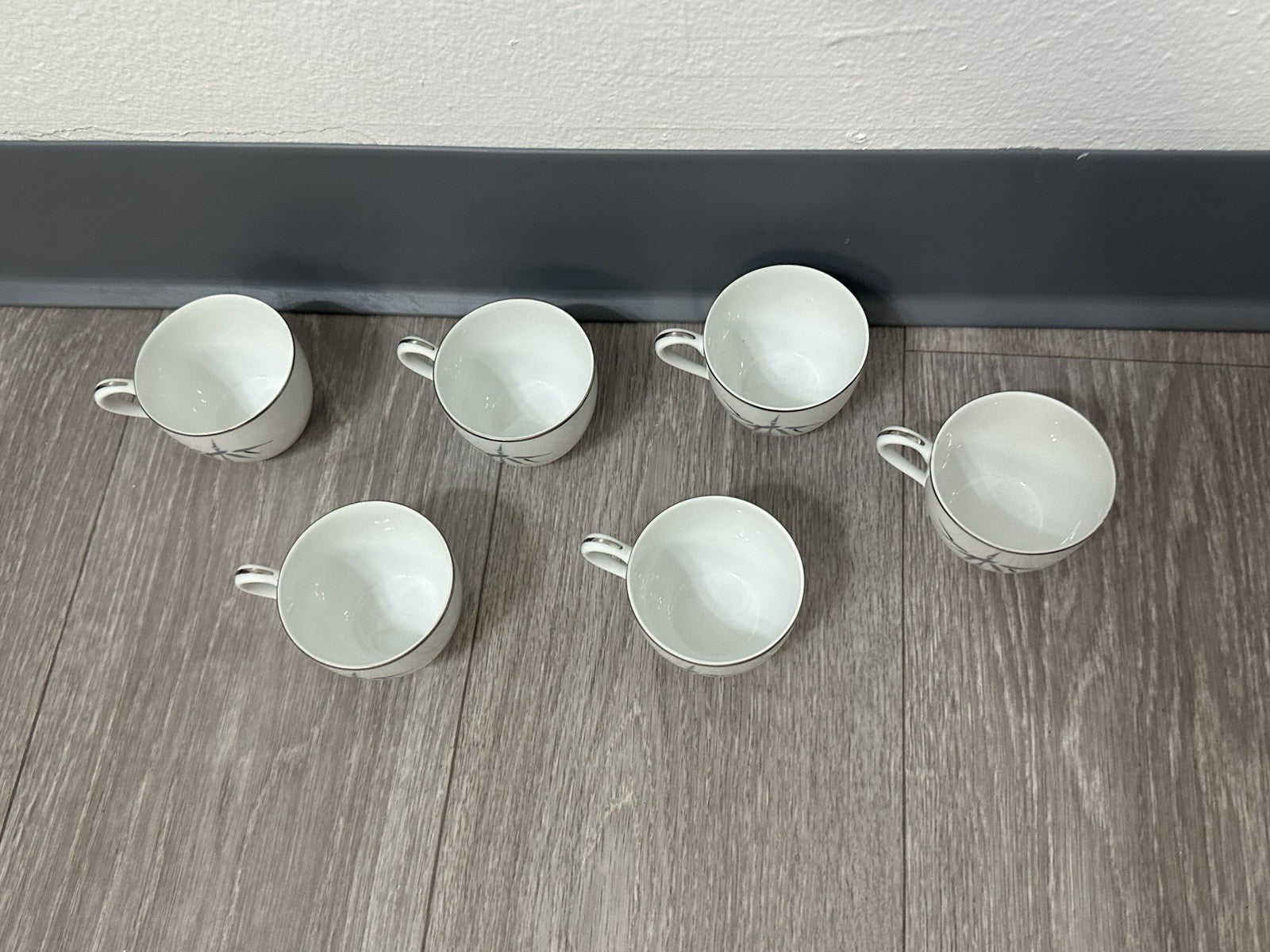 VINTAGE Noritake Bamboo 2133 Sake / Demitasse Cups Set of 6, 2 in