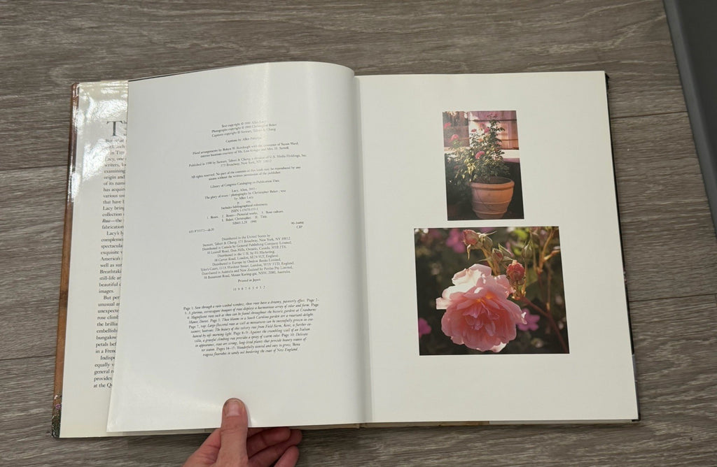 Gardening. Book, The Glory of Roses by christopher baker and allen lacy