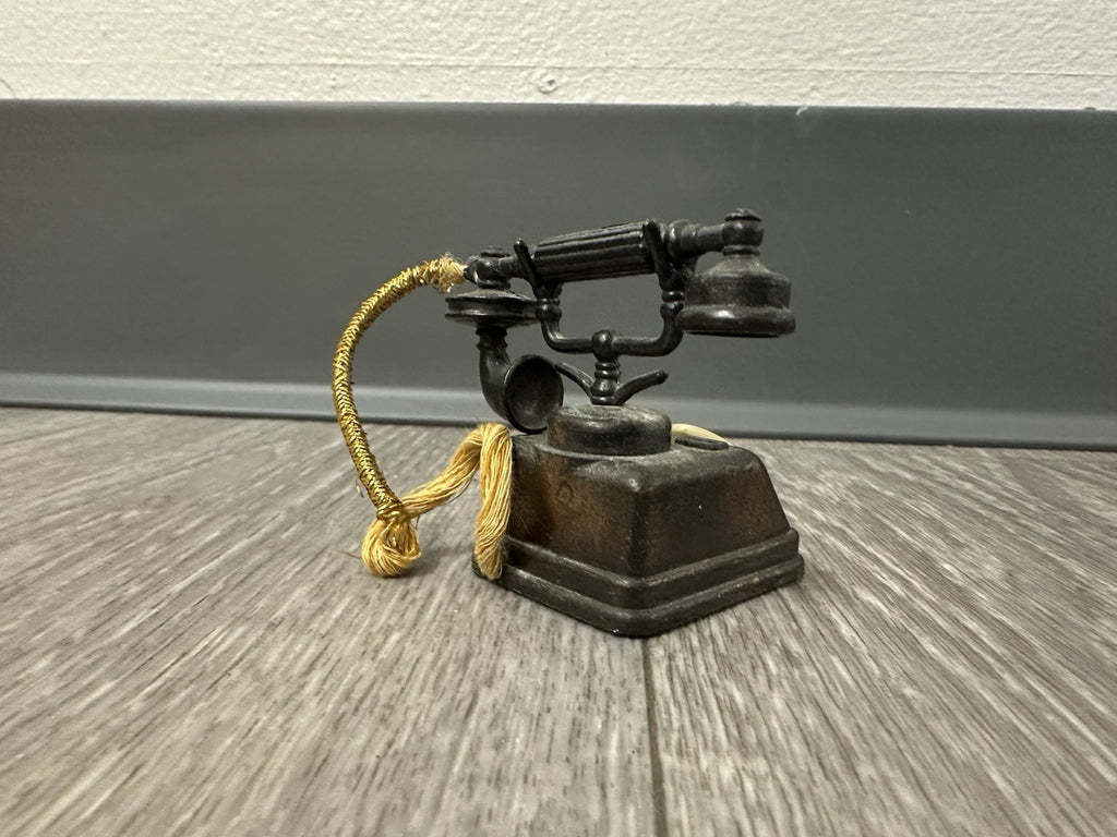 Durham Industries Metal Miniature Rotary Phone No. 5404