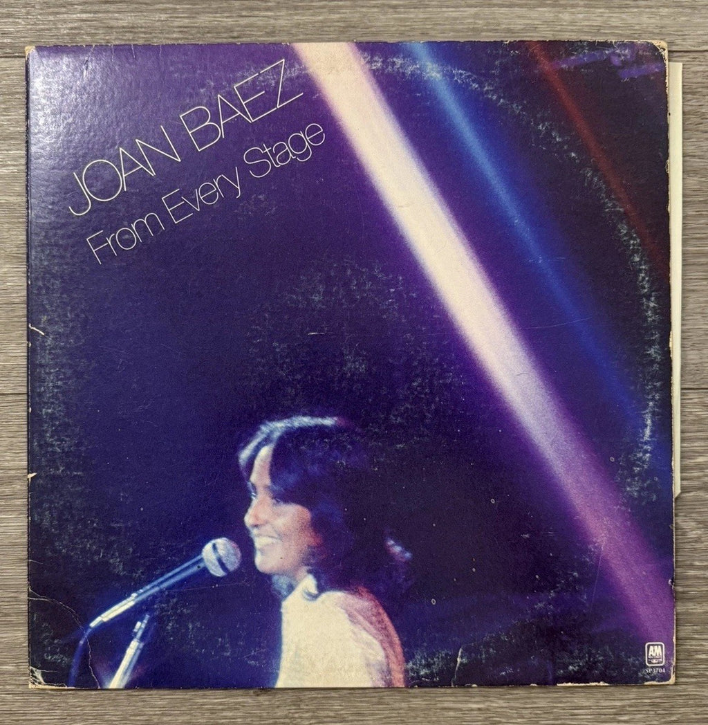 Joan Baez| From Every Stage| 1st Press| Vinyl 2XLP 1976 A&M SP-3704 VG+/G+| Folk