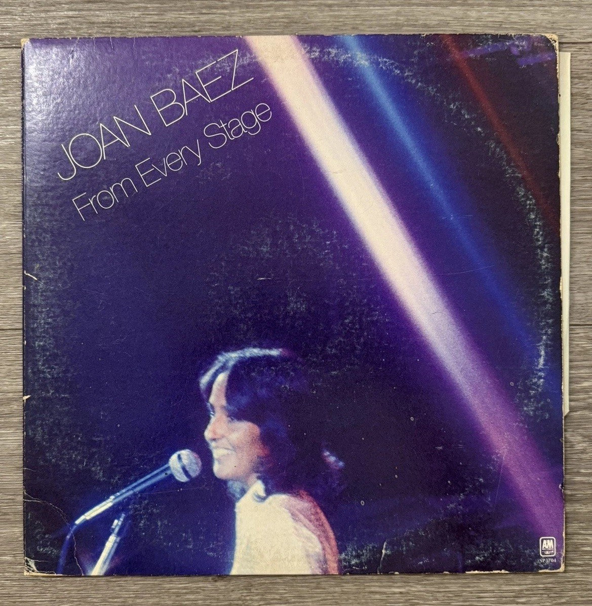 Joan Baez| From Every Stage| 1st Press| Vinyl 2XLP 1976 A&M SP-3704 VG+/G+| Folk