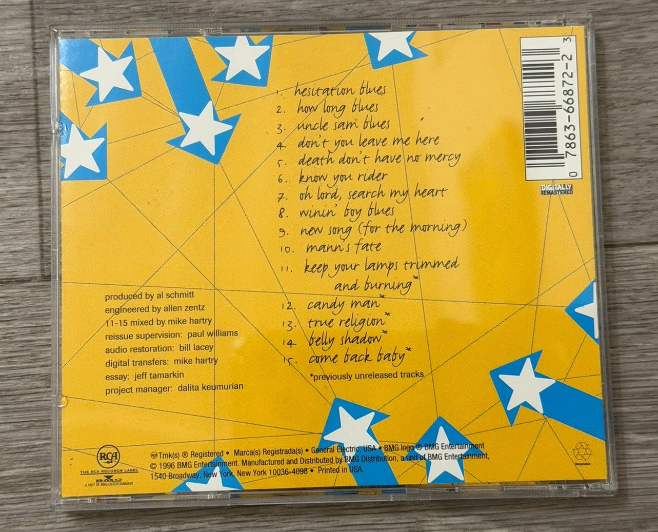 Hot Tuna/Jefferson Airplane - Hot Tuna Live CD