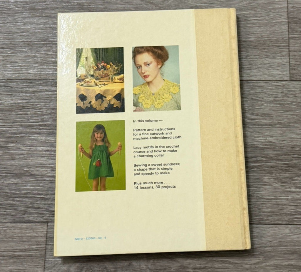 VTG Vol. 9 Stitch By Stitch Hardbound Book Sewing, Knitting ETC Totstar Books