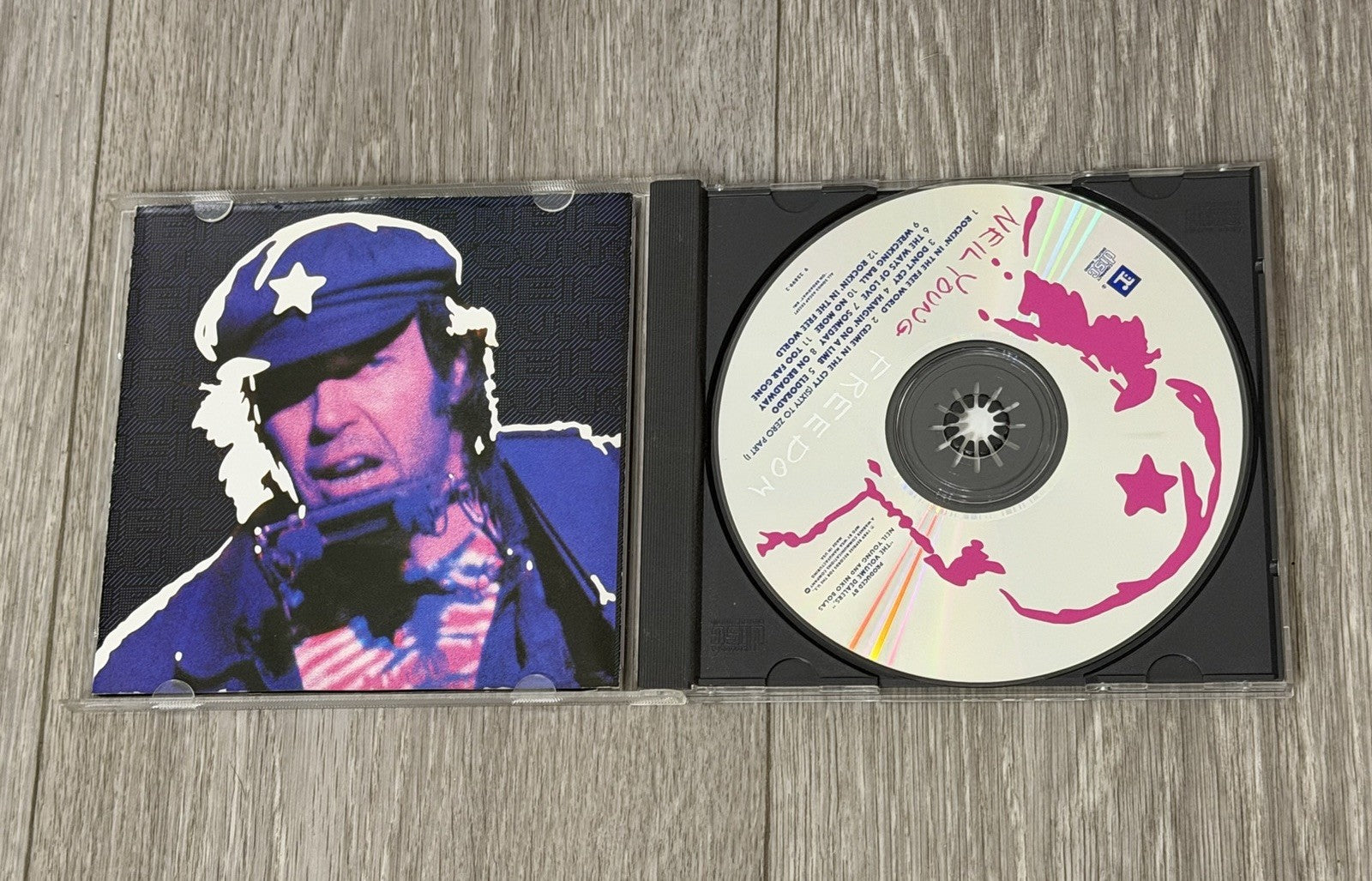 Neil Young - Freedom CD 1989 Excellent Condition Classic Rock Reprise Records