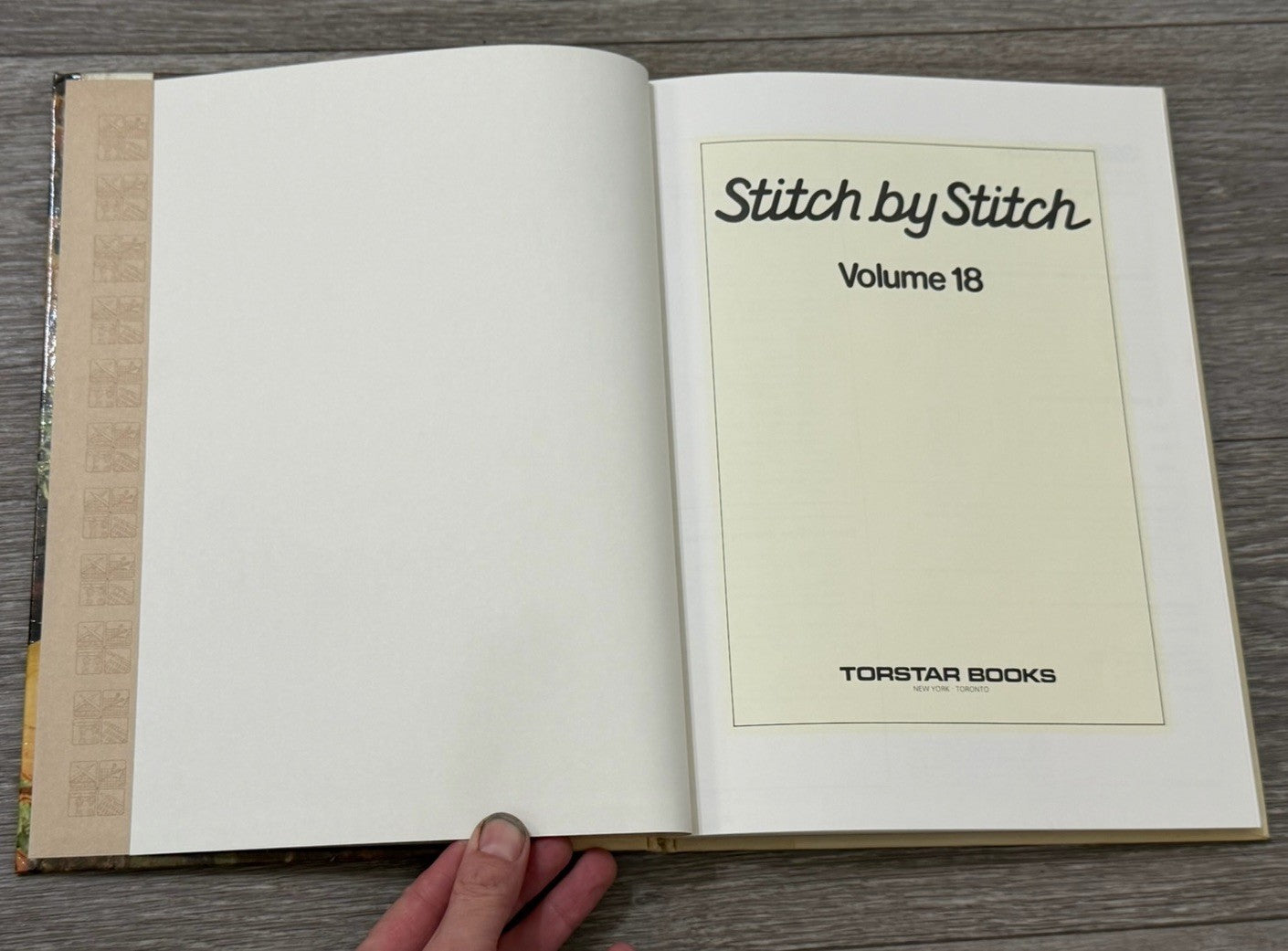 Stitch by Stitch Volume 18 Home Sewing Crochet Knitting Needlecraft Book