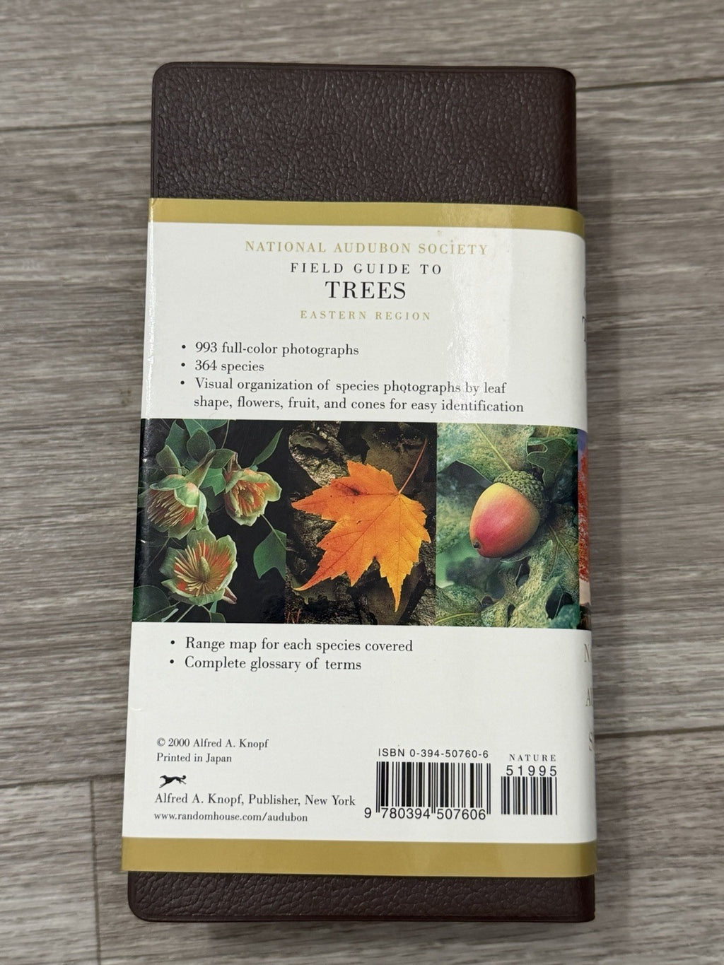 National Audubon Society Field Guide to Trees Eastern Region First Edition 1980