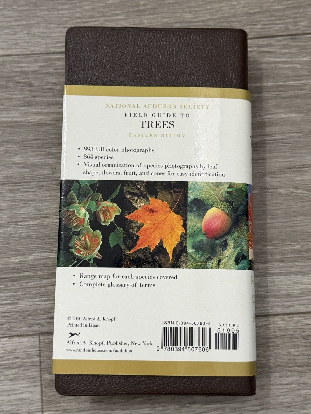National Audubon Society Field Guide to Trees Eastern Region First Edition 1980