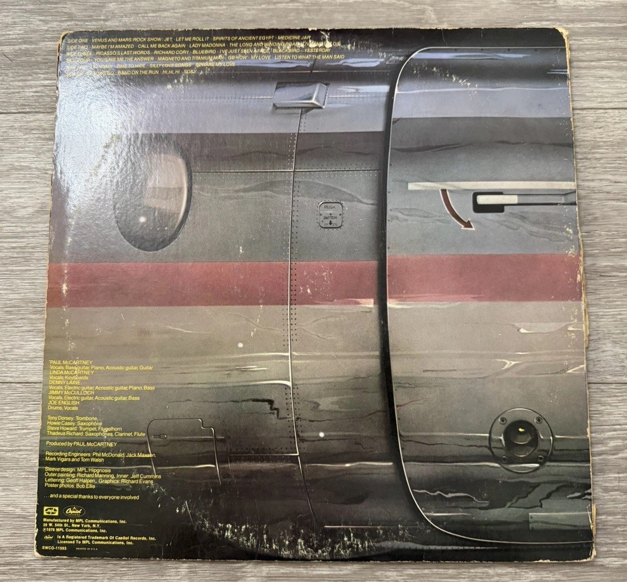 Wings Paul McCartney Wings Over America 1976 Triple LP Vinyl Record Vintage Rock