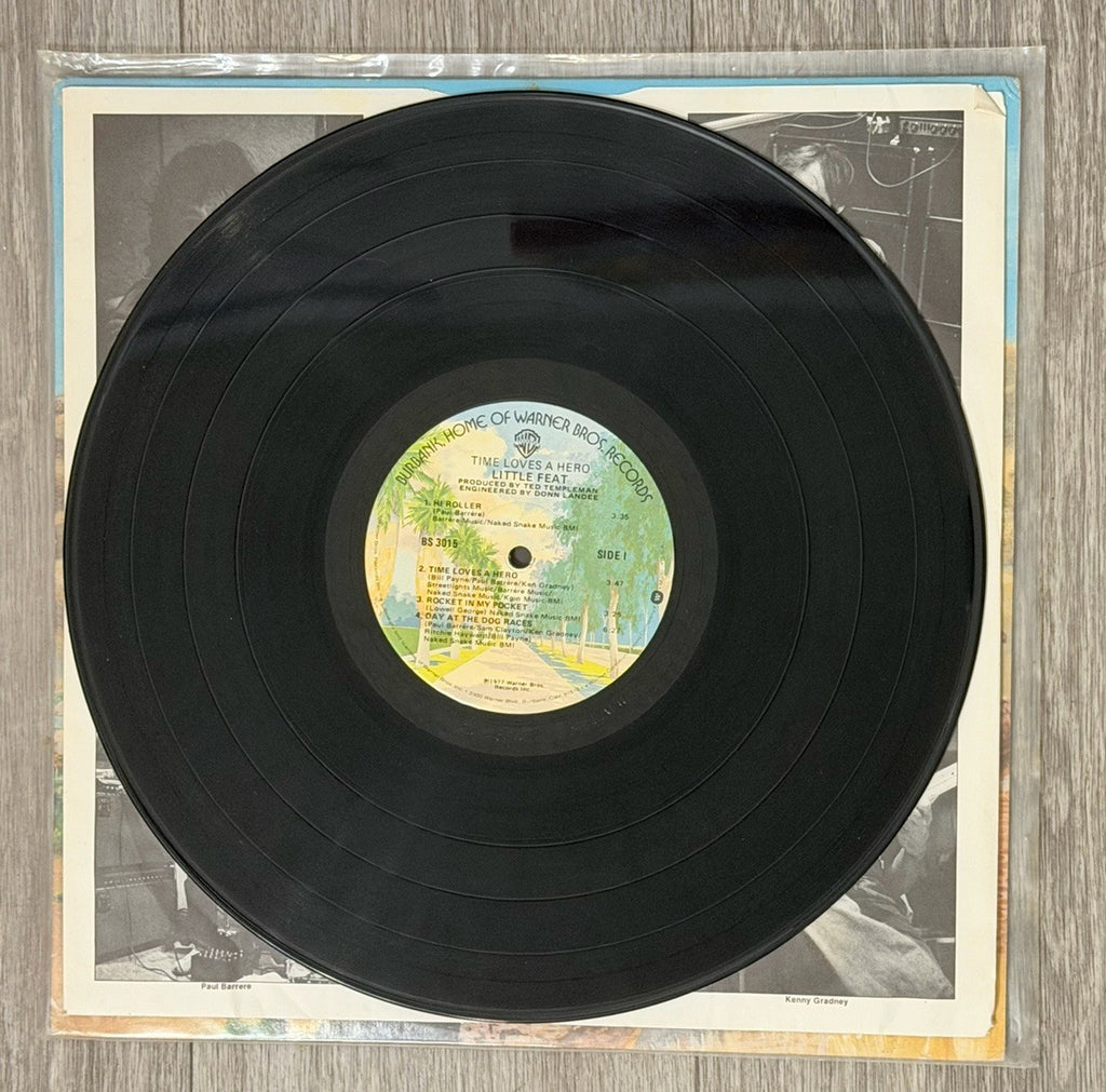 Little Feat, Time Loves A Hero, 1977 1st Warner Bros, BS-3015, VG+/VG+