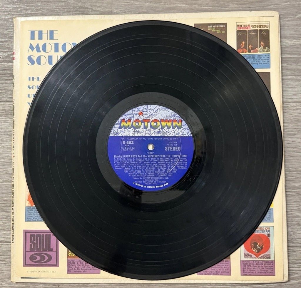 The original sound track from TCB Motown - Diana Ross & The Temptations VG/VG