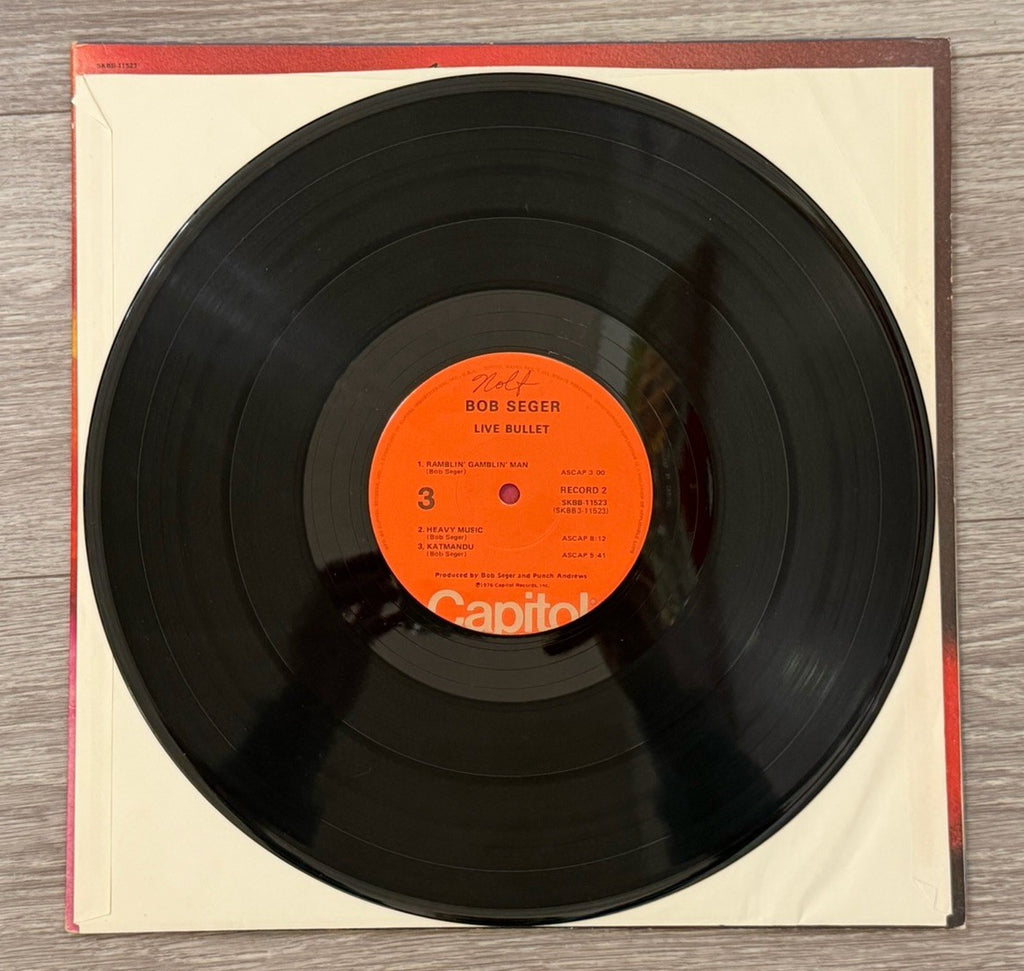 Bob Seger And The Silver Bullet Band Live Bullet 1976 Vinyl 2 LP Record Album