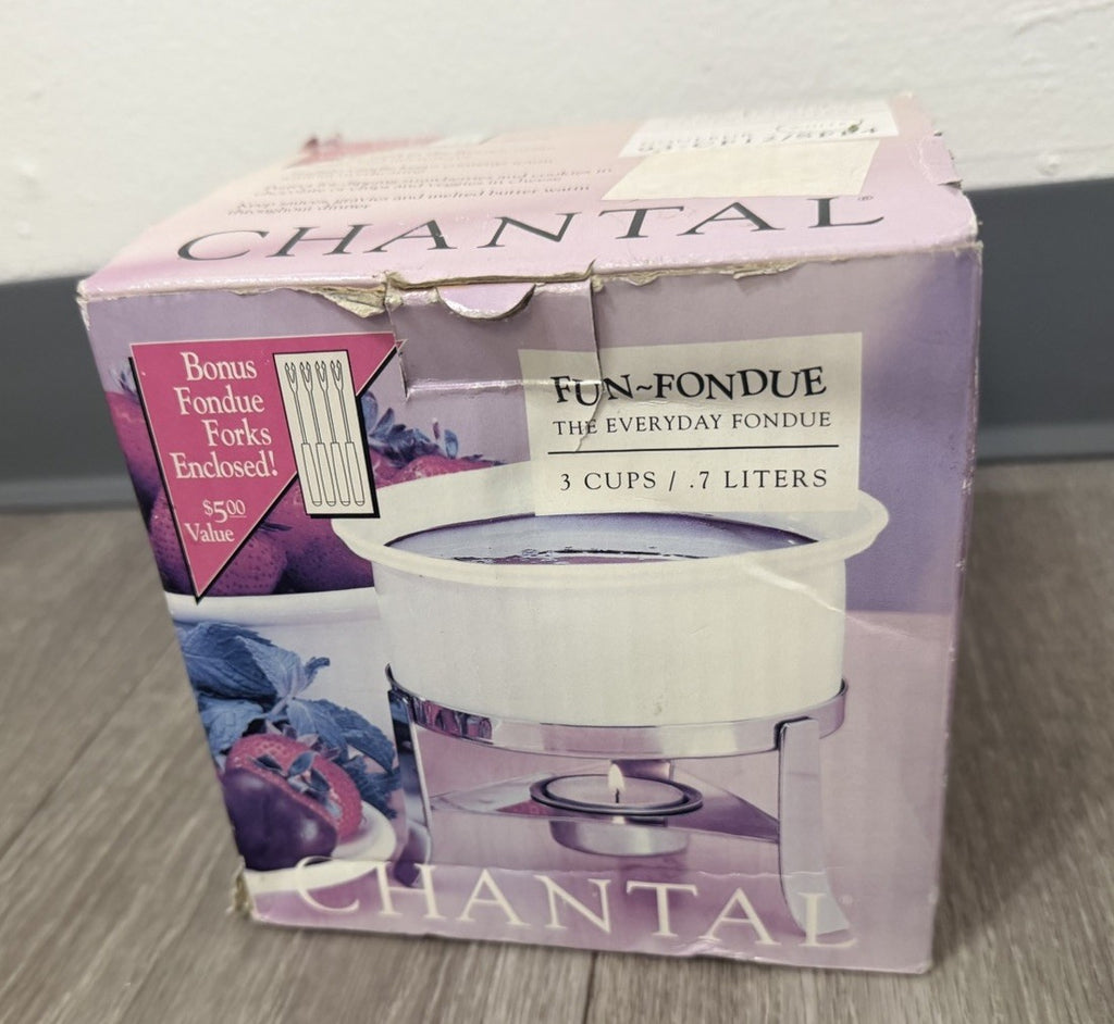 Chantal The Fun-Fondue Tealight Warmer Fondue forks not included