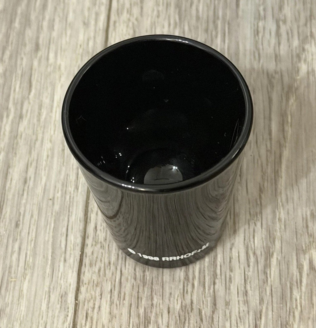 ROCK & ROLL HALL OF FAME MUSEUM SHOT CUP CERAMIC 1998 CLEVELAND OHIO