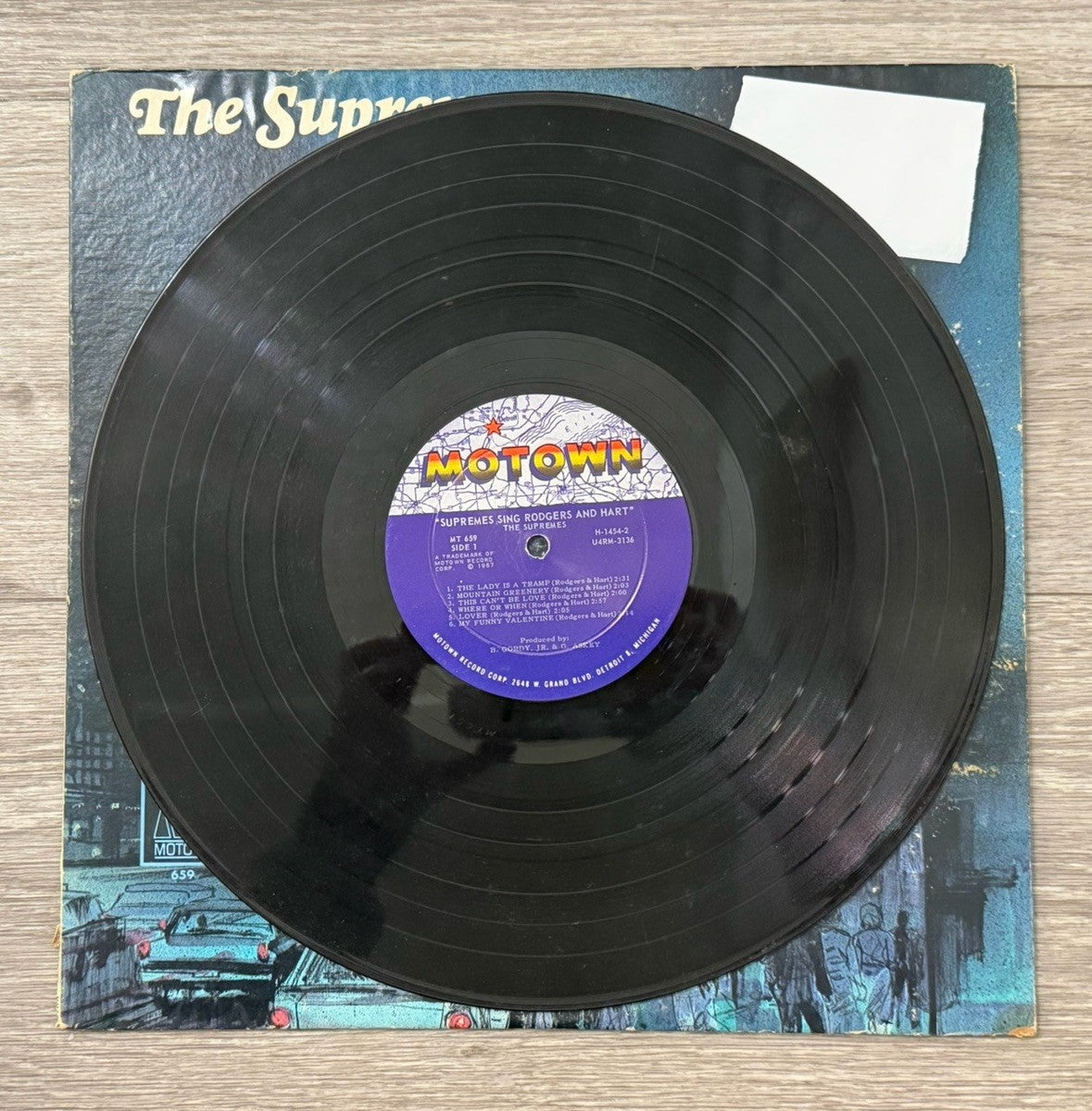 The Supremes Sing Rodgers & Hart.  Motown MT 659 LP Vinyl  1967 VG+