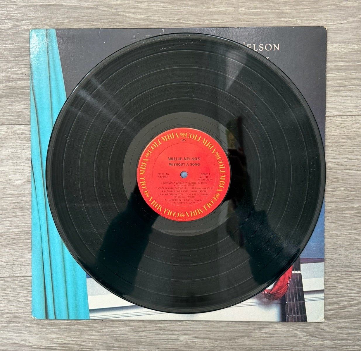 Willie Nelson “Without A Song Album “ Excellent Condition