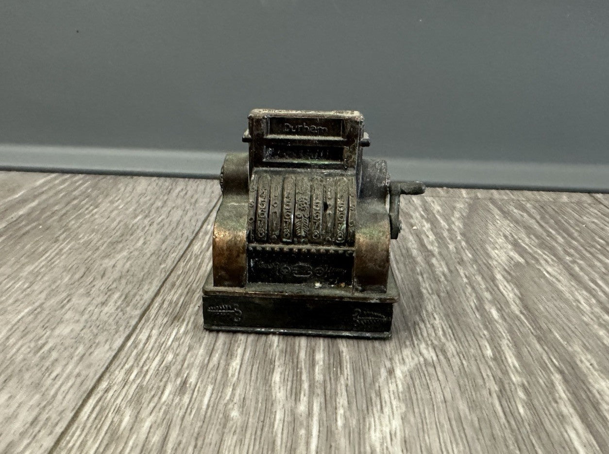 Miniature Vintage Durham Due cast Cash Register