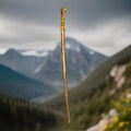 Handmade Walking Stick By Artisan - One Of A Kind - 66.” Tall Made In Colorado