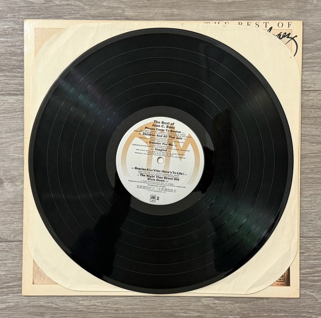Joan Baez ‎– The Best Of Joan C. Baez Vinyl, LP 1977 A&M Records ‎– SP-4668