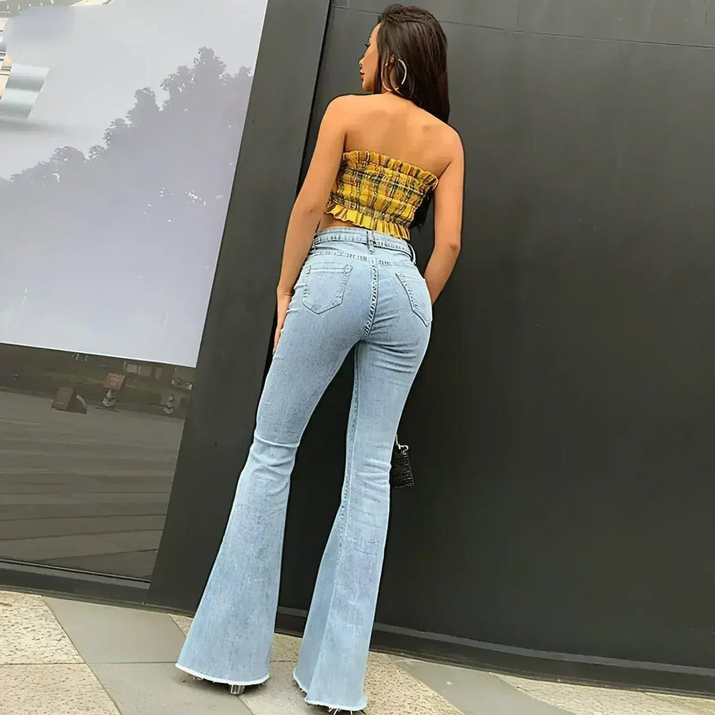 Vintage High Waist Flare Jeans