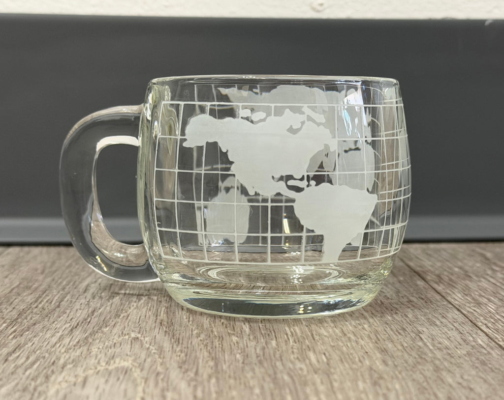 Glass Nestle World Mug