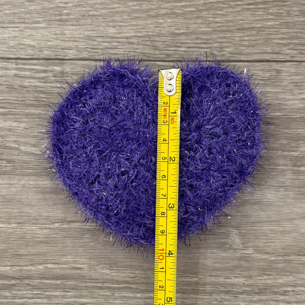 Heart Dish Scrubby — Handmade