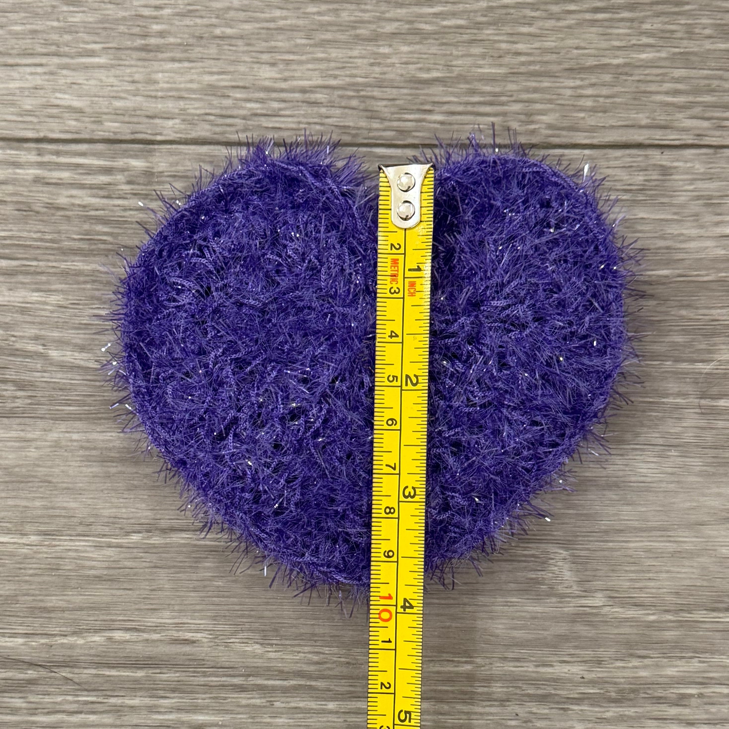 Heart Dish Scrubby — Handmade