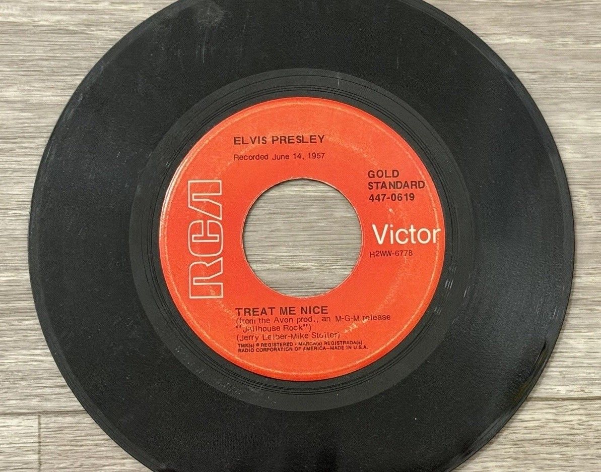 Elvis Presley Jailhouse Rock 7" 45