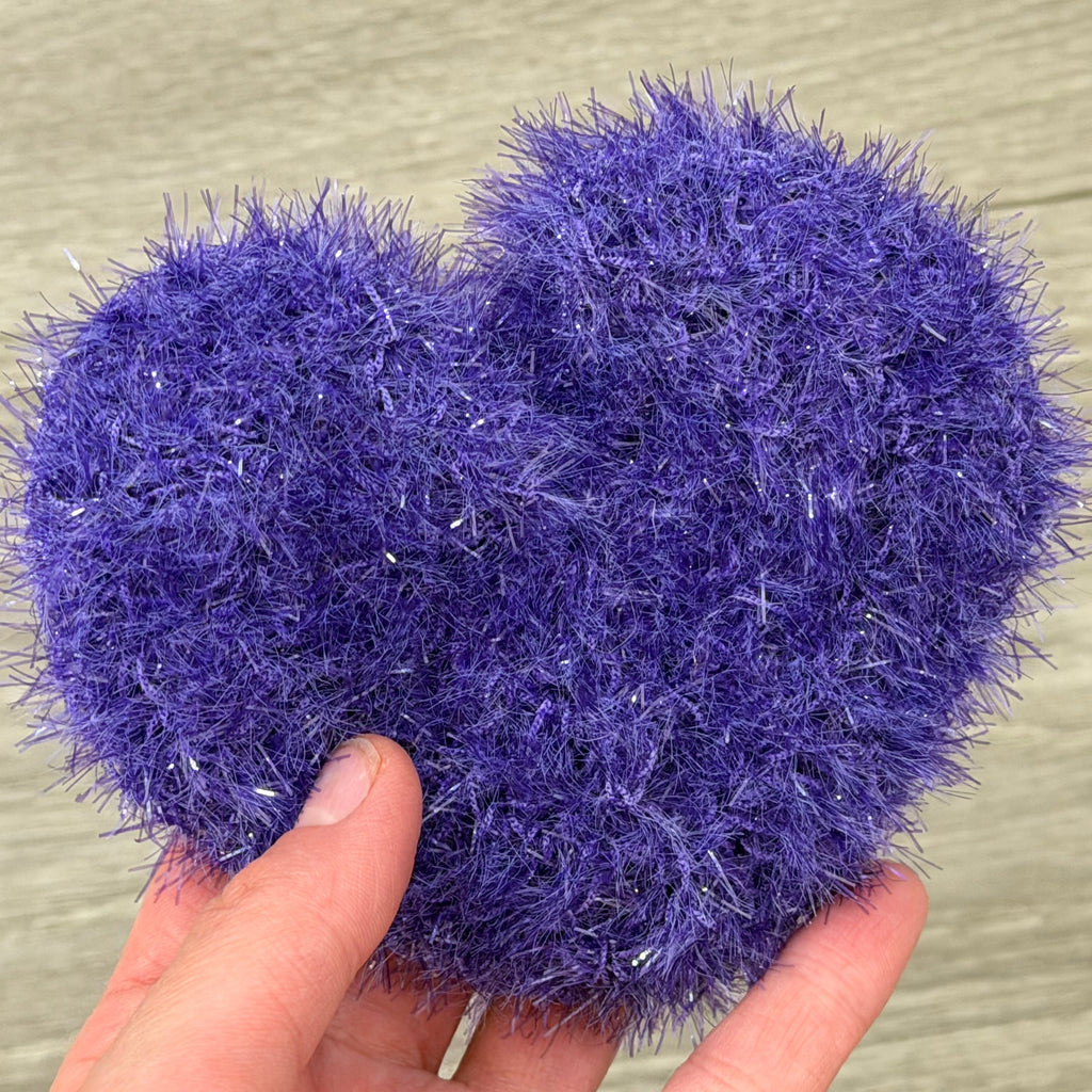 Heart Dish Scrubby — Handmade