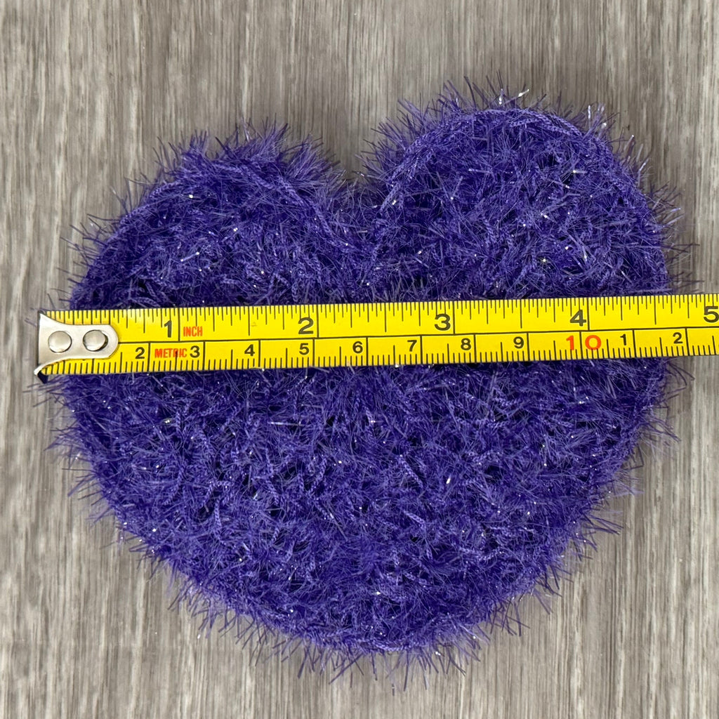 Heart Dish Scrubby — Handmade