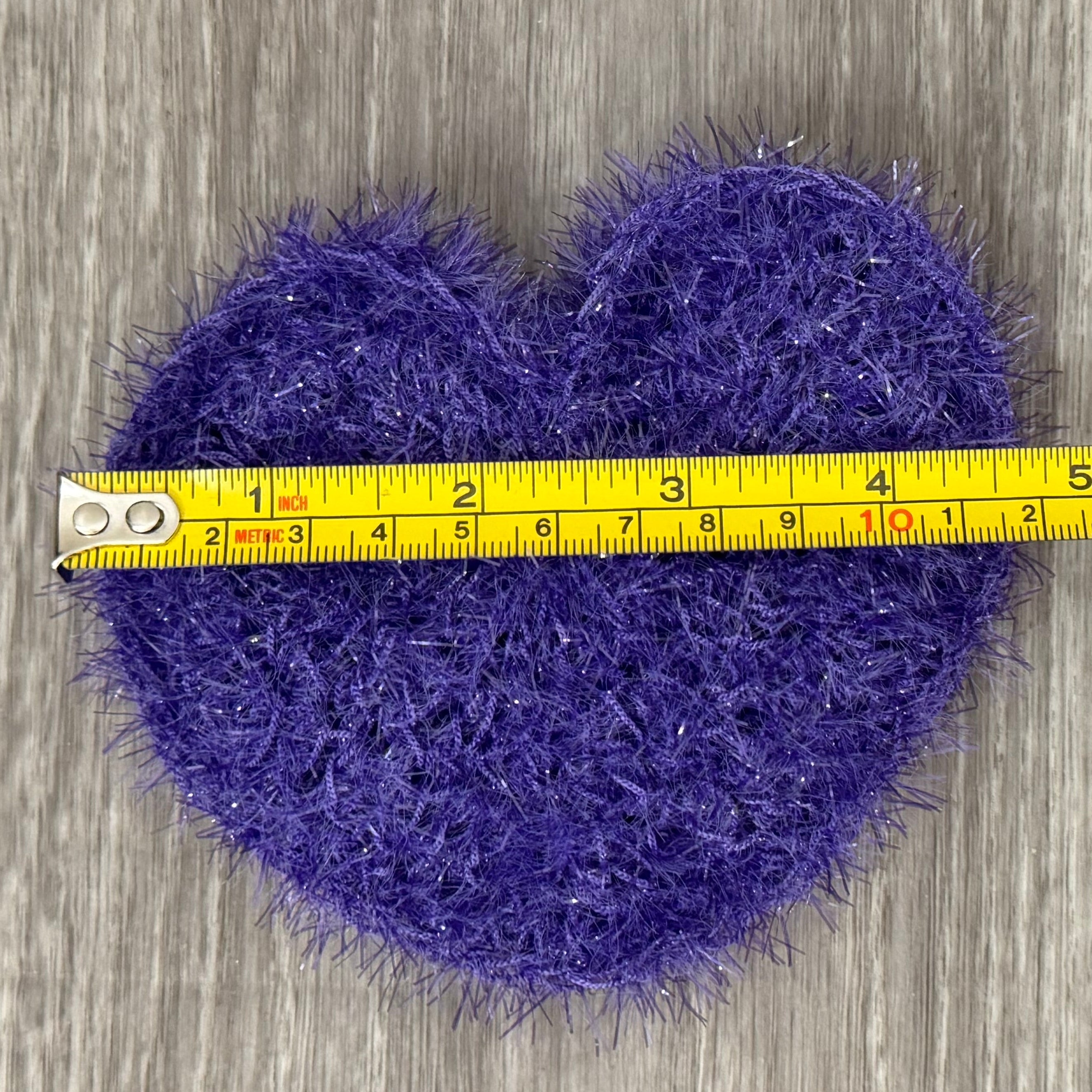 Heart Dish Scrubby — Handmade