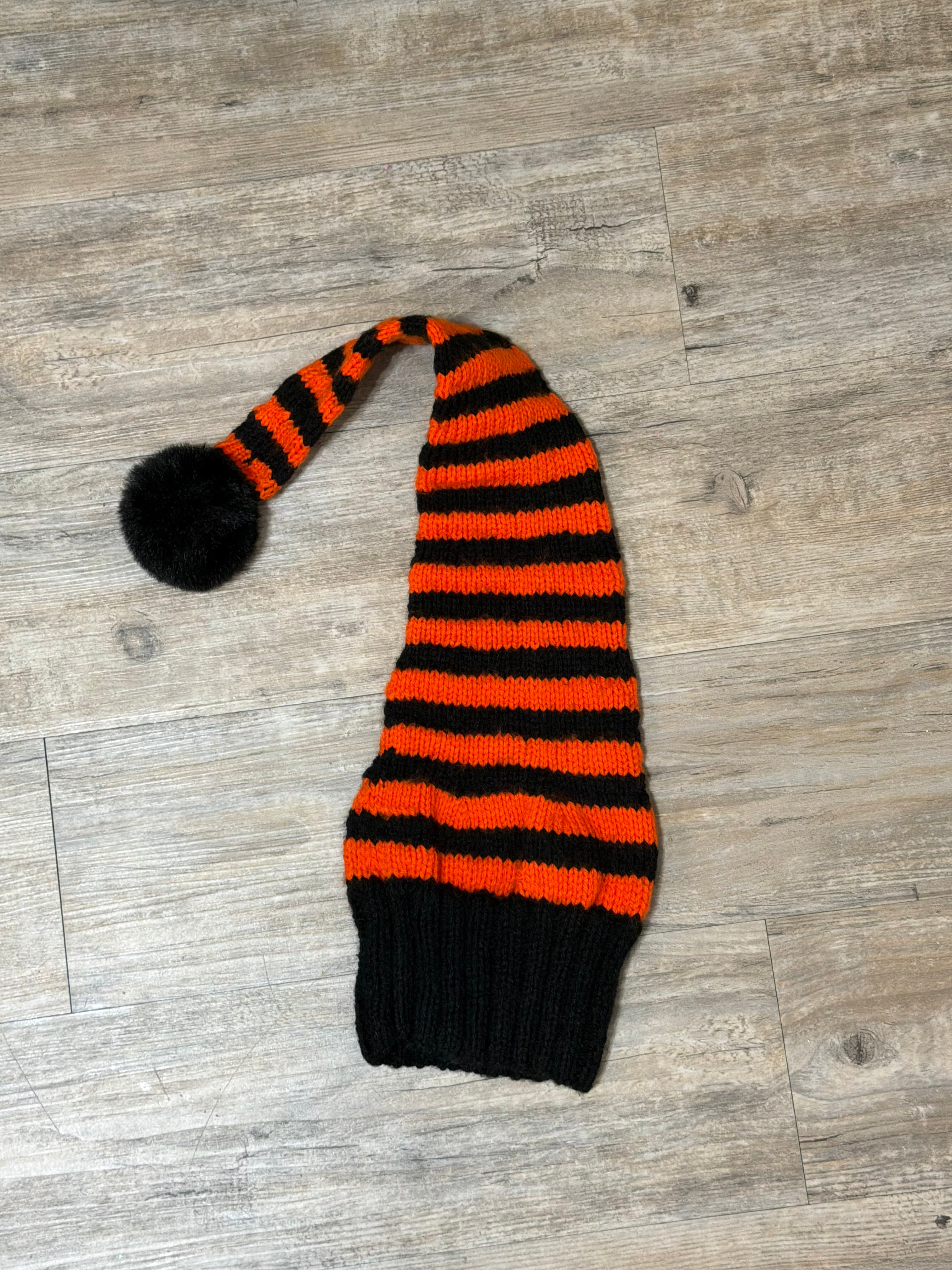 Hand Knitted Halloween Stocking Cap
