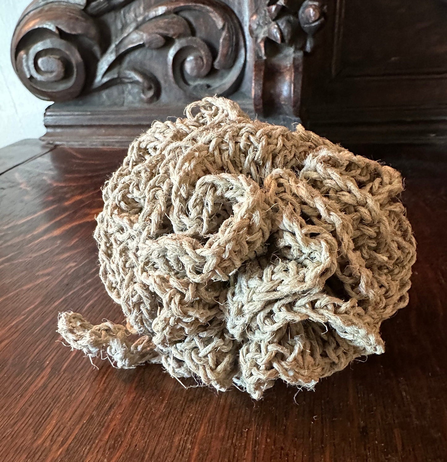 Eco Friendly Crochet Hemp Shower bath Pouf Loofah