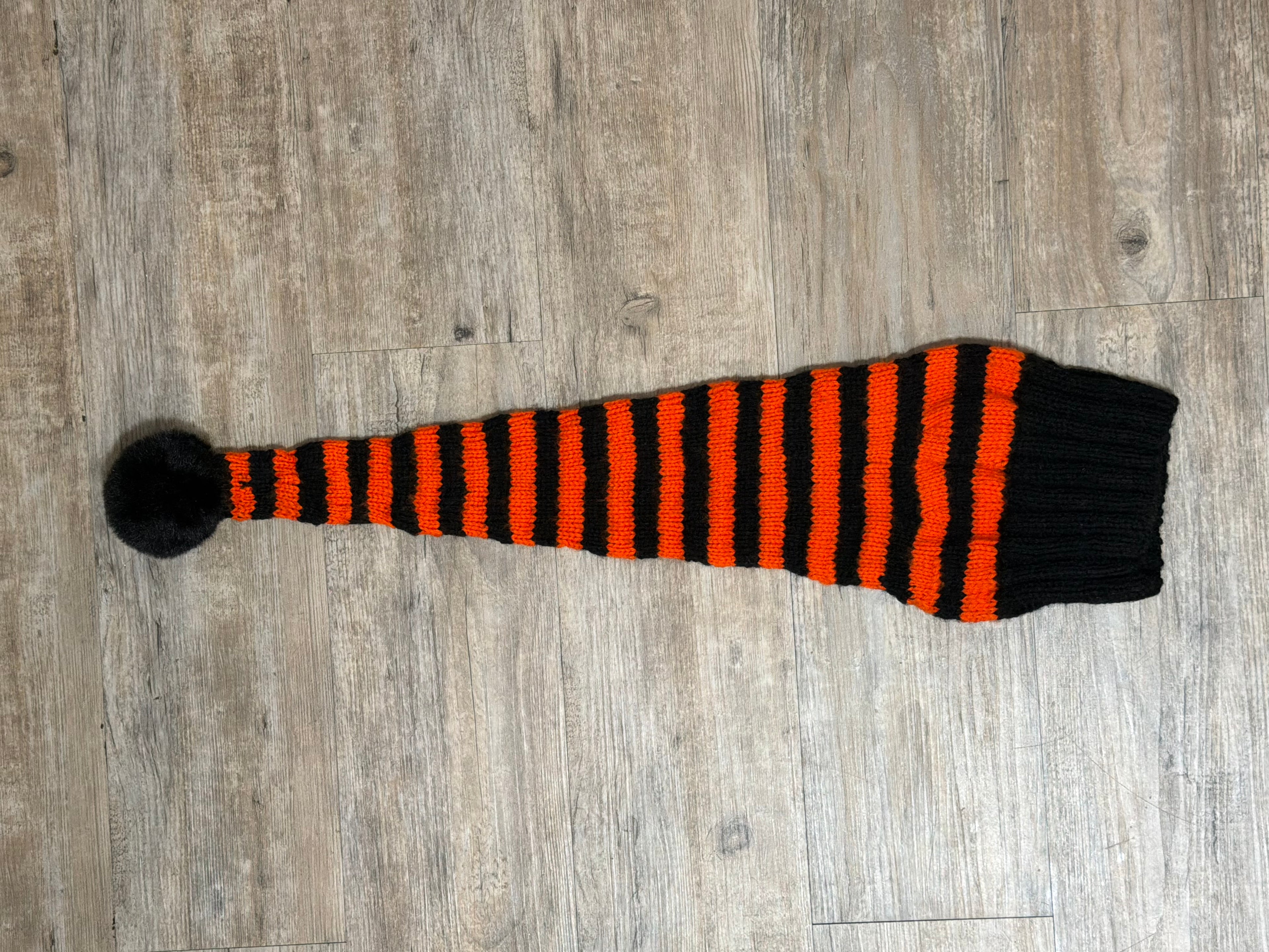 Hand Knitted Halloween Stocking Cap