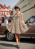 Paradise Print Swing Dress