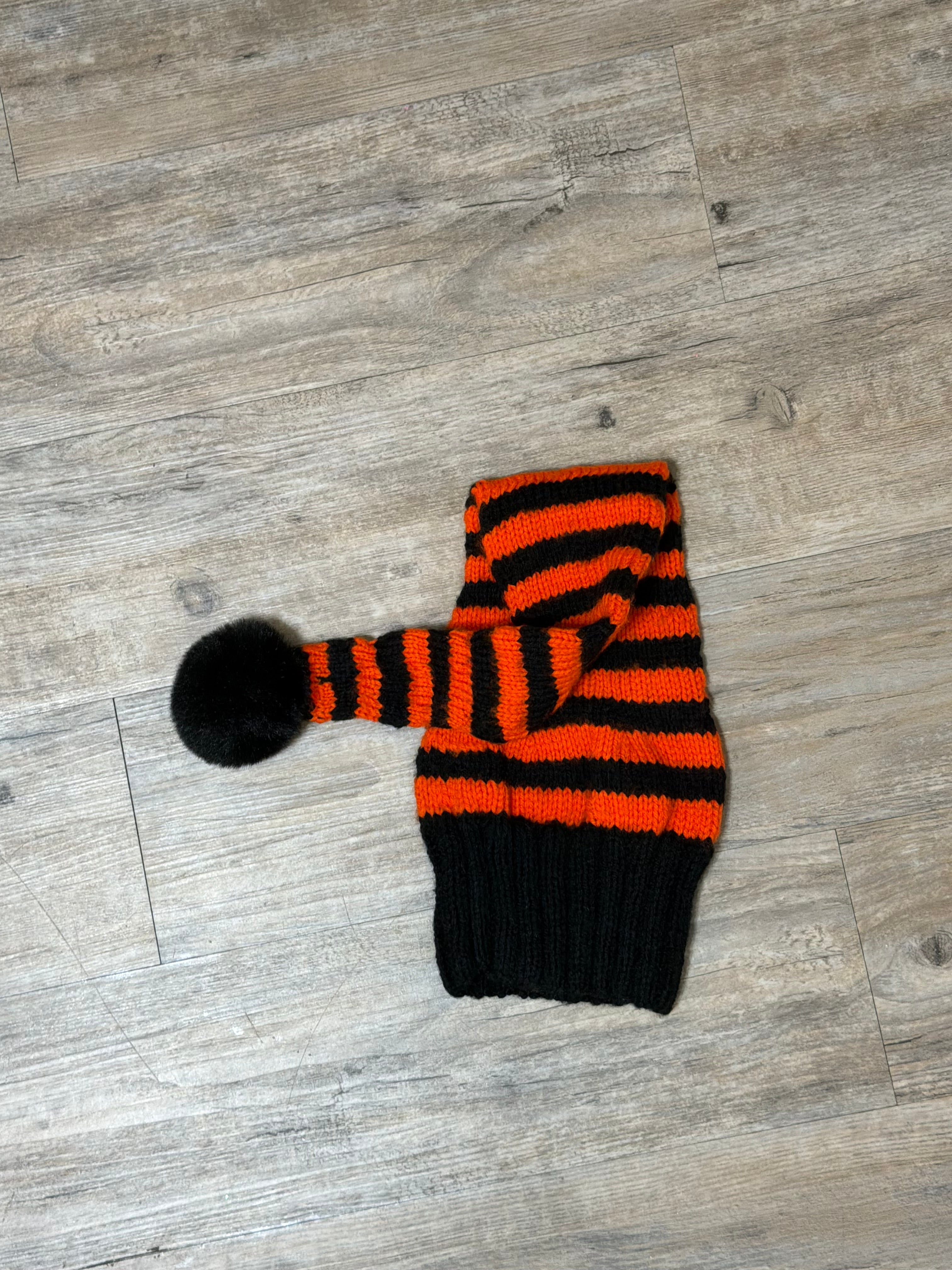 Hand Knitted Halloween Stocking Cap